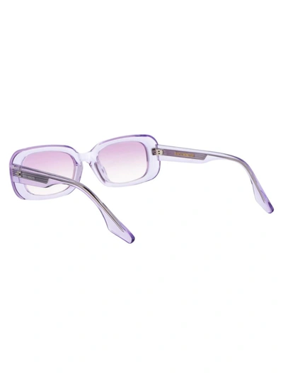 Shop Gentle Monster Sunglasses In Vc5 Violet Clear Violet Gradient