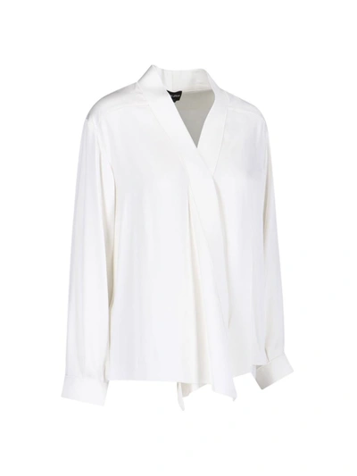 Shop Giorgio Armani Shirts In White