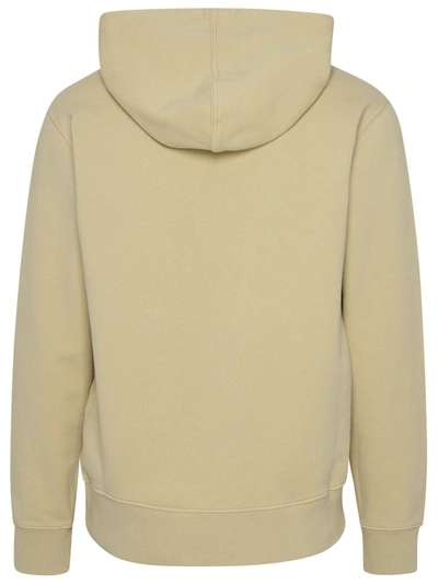 Shop Golden Goose Ivory Cotton Sweatshirt In Yellow