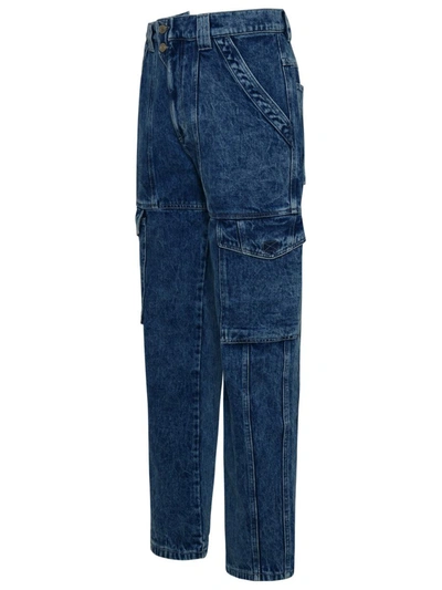 Shop Isabel Marant Cashmere Blue Cotton Jeans In Light Blue
