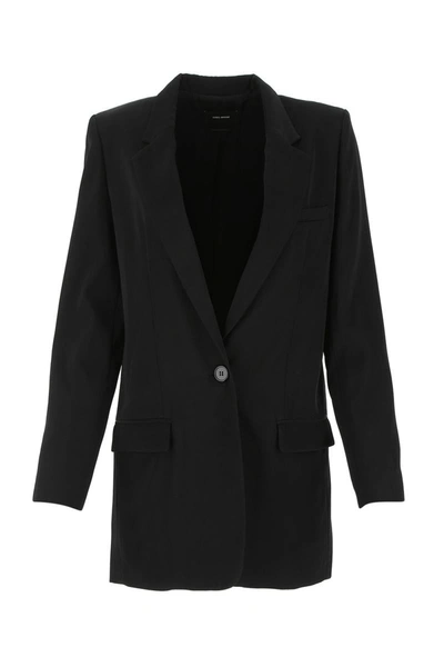 Shop Isabel Marant Jackets And Vests In 01bk