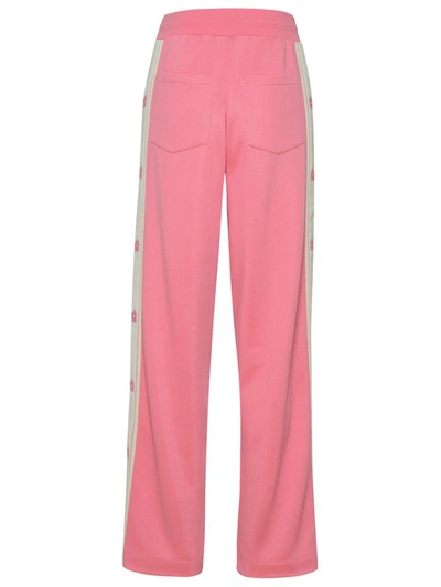 Shop Kenzo Pink Interlock Fabric Sailor Pants