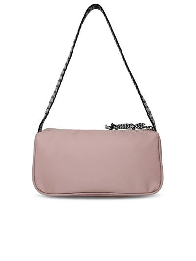 Shop Lanvin Pink Fabric Curb Bag