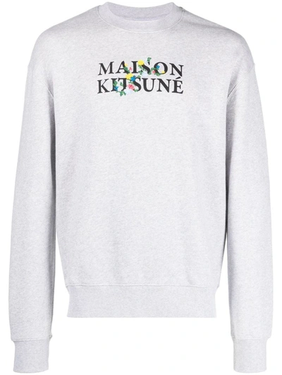 Shop Maison Kitsuné Maison Kitsune' Sweaters In Grey