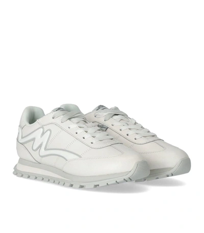 Shop Marc Jacobs The Leather Jogger White Sneaker
