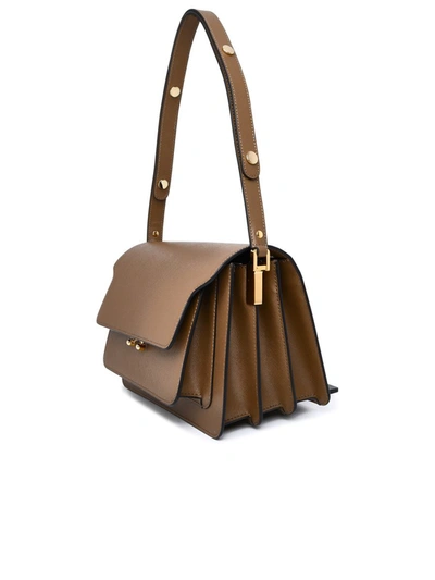 Shop Marni Trunk Bag In Brown