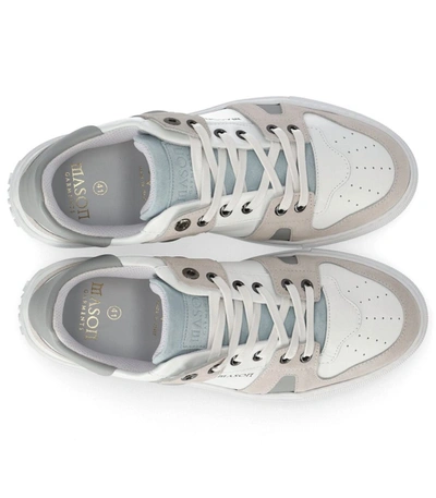 Shop Mason Garments Bari Essenziale White Beige Sneaker
