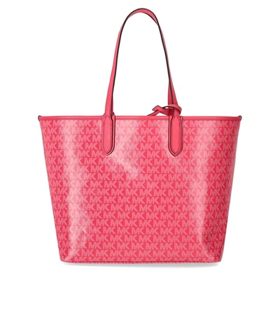 Shop Michael Kors Eliza Fuchsia Shopping Bag In Fucsia