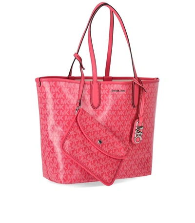 Shop Michael Kors Eliza Fuchsia Shopping Bag In Fucsia