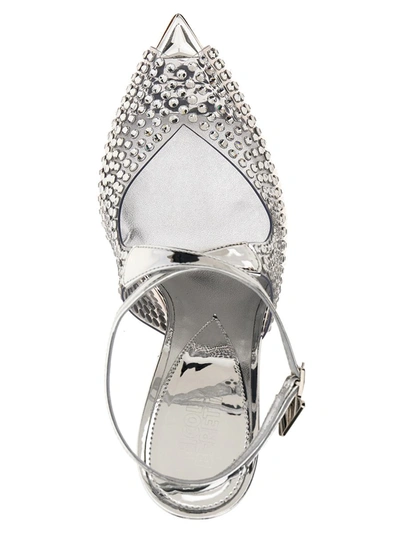 Shop Nicolo' Beretta 'beiby' Sandals In Silver