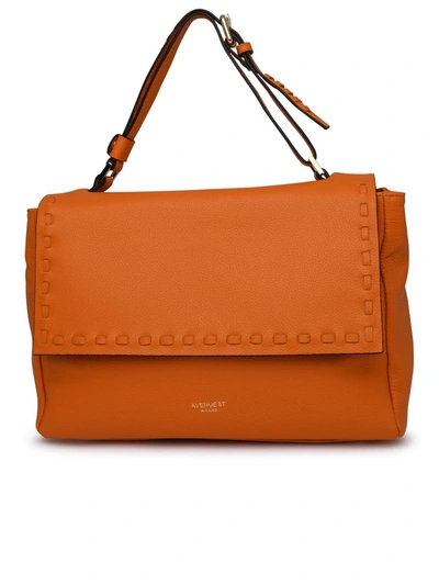 Shop Avenue 67 Orange Leather Electric Bag