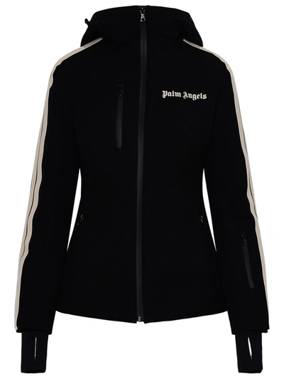 Shop Palm Angels Black Polyamide Blend Ski Jacket