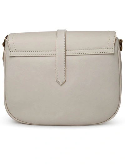 Shop Golden Goose Sally Leather Bag In White