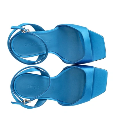 Shop Sergio Levantesi Tania Light Blue Heeled Sandal