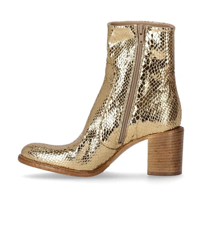 Shop Strategia Candy Gold Ankle Boot