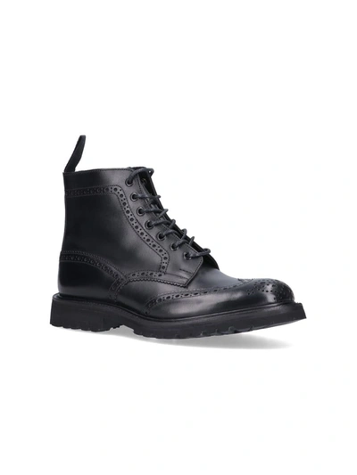 Shop Tricker's Boots In Black