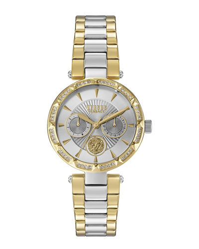 Shop Versus By Versace Women's Sertie Crystal Multifunction Watch