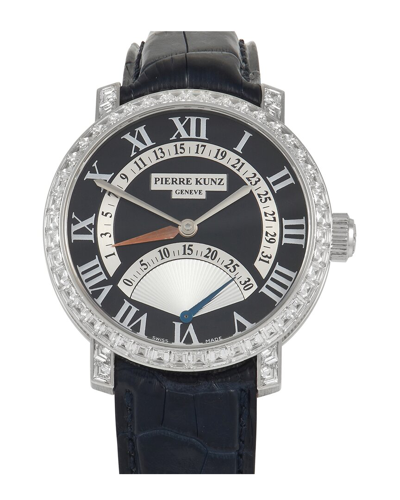 Pierre Kunz Spirit Of Challenge Automatic Diamond Black Dial Men's Watch Pka 011 Sdr.3