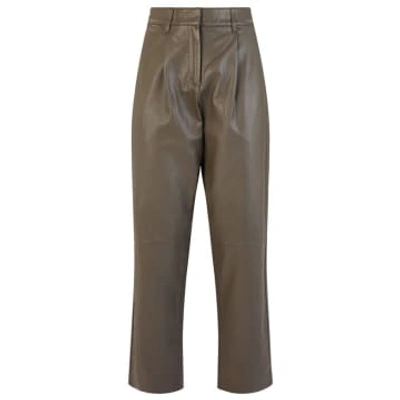 Shop Mdk Bungee Cord Iris Leather Trousers