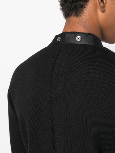 Shop Rick Owens Decorative Buttons Virgin-wool Cardigan In Black