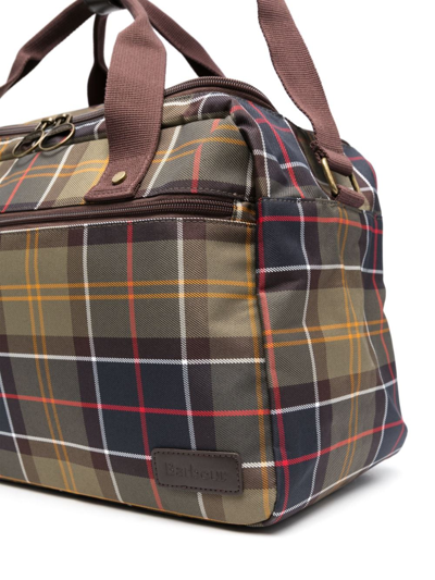 Shop Barbour Torridon Tartan Check-pattern Tote Bag In Green