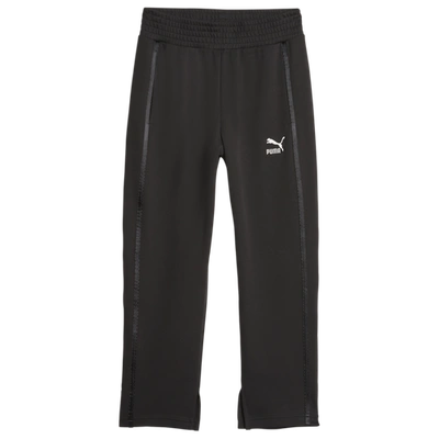 Shop Puma Womens  T7 High Waist Pants In Black