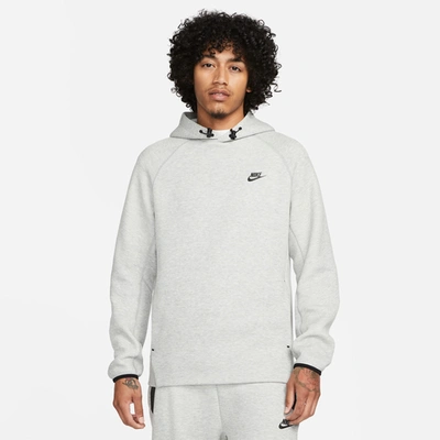 Shop Nike Mens  Tech Fleece Pullover Hoodie In Black/grey
