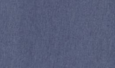 Soul Of London Geometric Stretch Button-up Shirt In Smoke Blue
