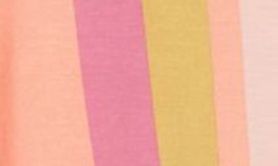 Shop Nordstrom Rack Tranquility Shortie Pajamas In Pink Peach Variegated Stripe