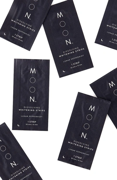 Moon Lunar Peppermint Dissolving Teeth Whitening Strips