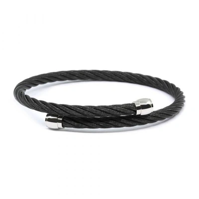 Shop Charriol Celtic Black Pvd Stainless Steel Cable Bangle
