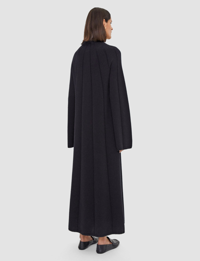 Shop Joseph Soft Wool Dress In Black