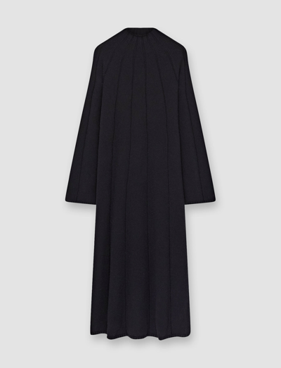 Shop Joseph Soft Wool Dress In Black