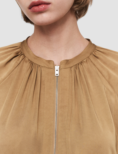 Joseph Lightweight Viscose Jeddo Jacket In Cassonade