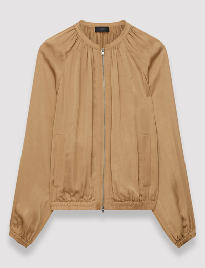 Joseph Lightweight Viscose Jeddo Jacket In Cassonade