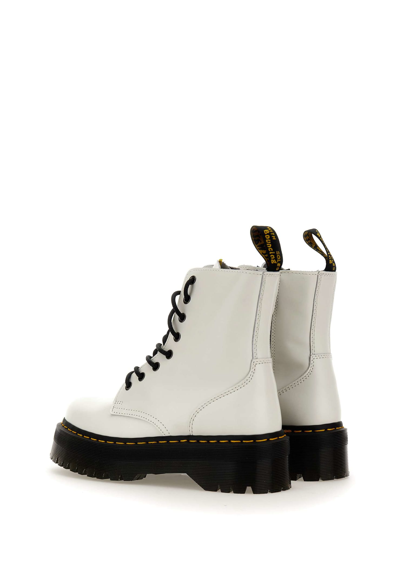 Shop Dr. Martens' Jadon Leather Boots In White