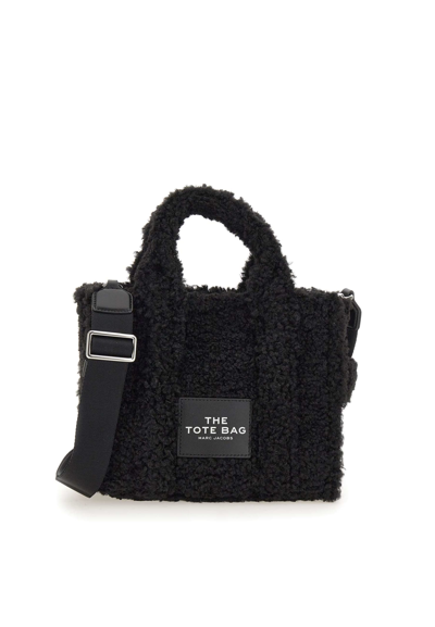 Shop Marc Jacobs The Small Teddy Tote Bag In Black