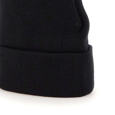 Shop Heron Preston Classic Beanie Wool Hat In Black