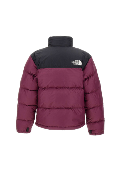 Shop The North Face Nuptse Retro Down Jacket In Purple/black