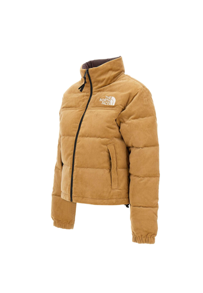 Shop The North Face 1992 Reversible Nuptse In Beige