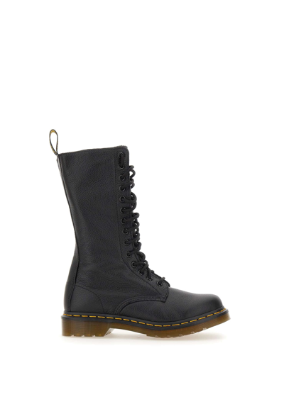 Dr. Martens 1b99 High Boots Leather In Black | ModeSens