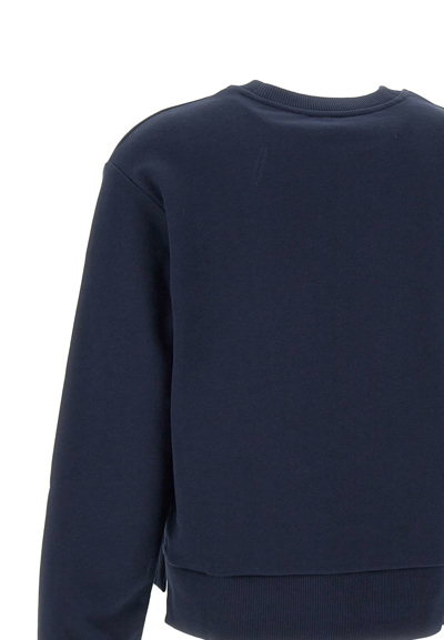 Shop Apc Sweat Sibylle Cotton Sweatshirt In Blue