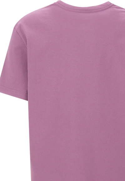 Shop Etro Cotton T-shirt In Fuchsia