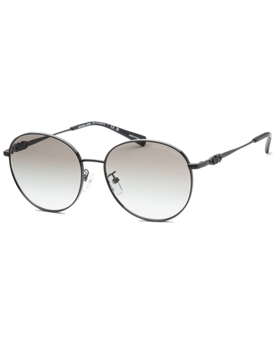 Shop Michael Kors Women's Mk1119 57mm Sunglasses In Black