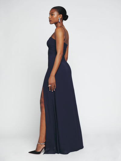 Reformation Ingrid Dress In Navy | ModeSens