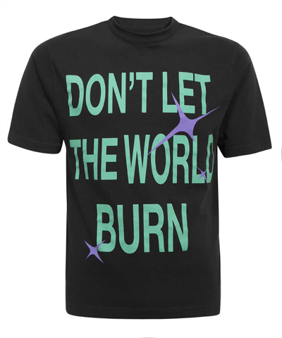 Shop Heron Preston Hp Burn T-shirt In Black