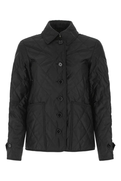 Shop Burberry Jackets In Black