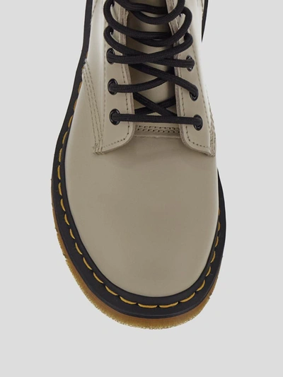 Shop Dr. Martens' Dr Martens Boots In <p>dr Martens Lace-up Boot In Parchment Beige With Round Toe