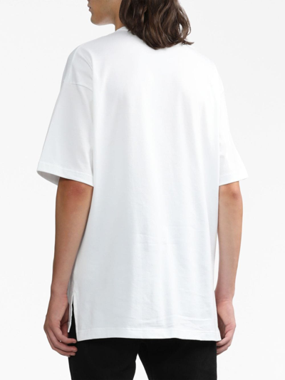 Shop Comme Des Garçons Homme Deux Chest-pocket Cotton T-shirt In White