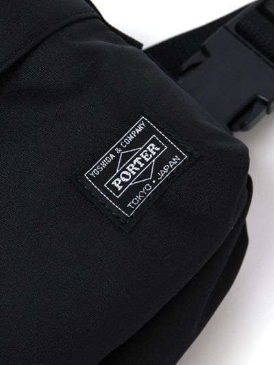 Shop Comme Des Garçons Homme Deux Logo-patch Chest Bag In Black